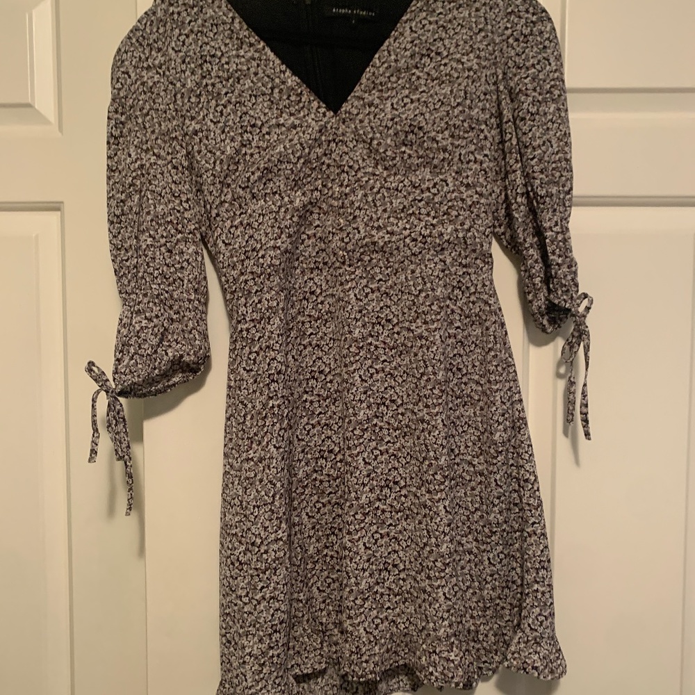Flowered print dress